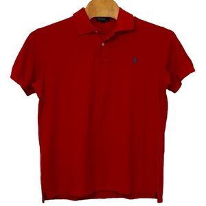 Polo‎ Ralph Lauren Men's Vintage Red Short Dleeve Polo Shirt  Sz XXXL
